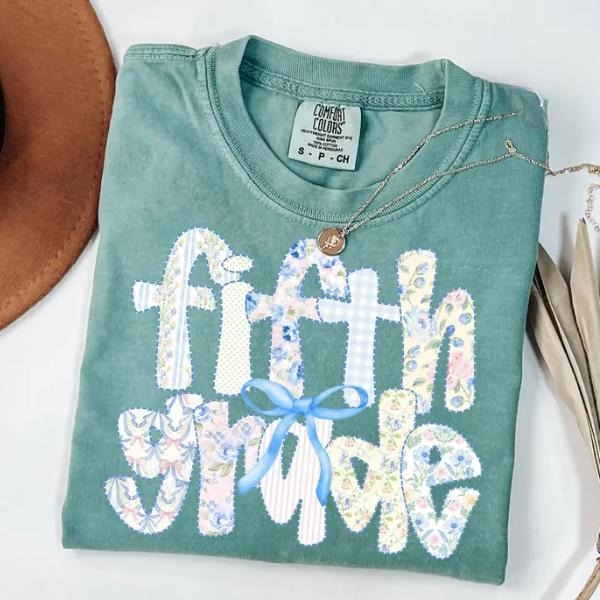 Comfort Colors Fifth Grade Teacher Shirt, Cute 5th Grade Teacher Tshirt, Fifth Grade Teacher Appreciation Gift Hoodie,...