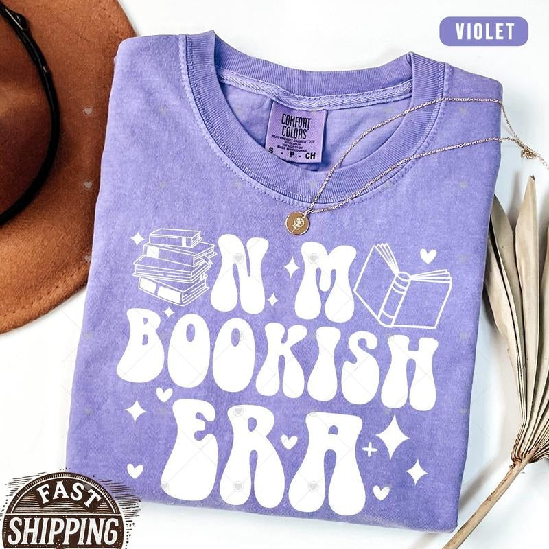 Comfort Colors In My Bookish Era T-shirt, Book Lover Shirt, Reading Shirt, Bookish Era, Banned Books, Bookish Era gift,...