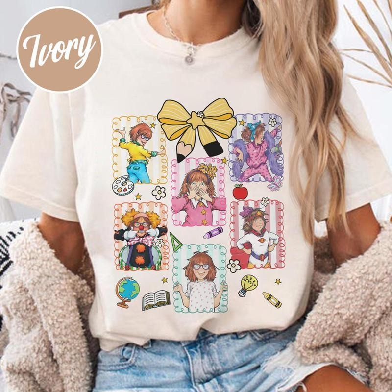 Comfort Colors Juniie B Jones Back To School Teacher T-shirt, Teacher Children Book Shirt Kindergarten Shirt, Teacher...