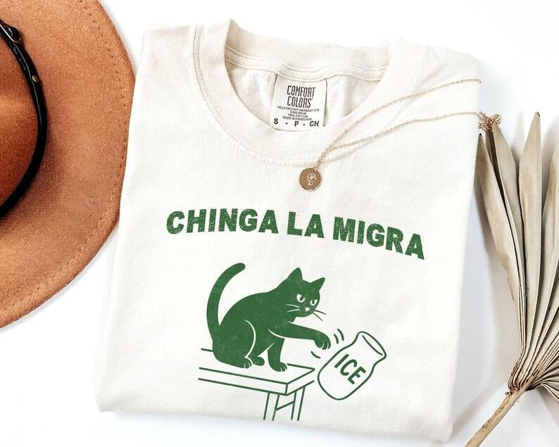 Comfort Colors Pro Immigration Cat Shirt, Abolish ICE Tee Hoodie, Sweatshirt | PodTeesHub.com