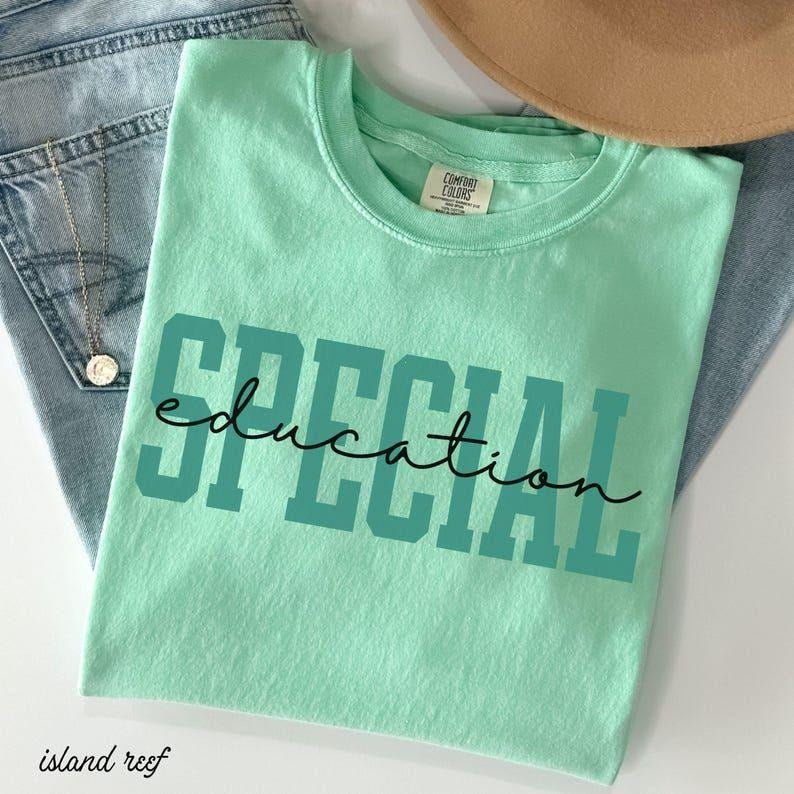 Comfort Colors Special Eduction Teacher Shirt SPED Teacher Tee SPED Crew Shirt Special Education Teacher New Teacher Gift...