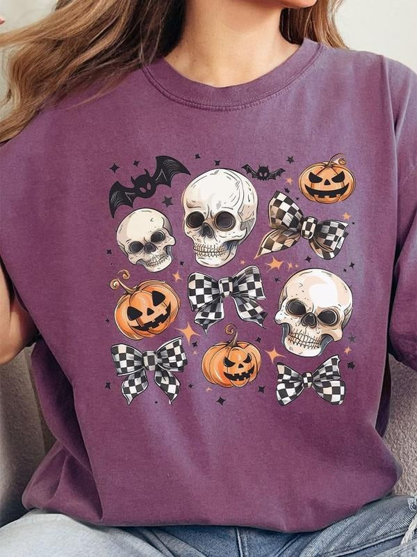 Comfort Colors Spooky Scary Halloween Tee-Pick Your Category! Direct To Film Transfer Halloween Print Hoodie, Sweatshirt