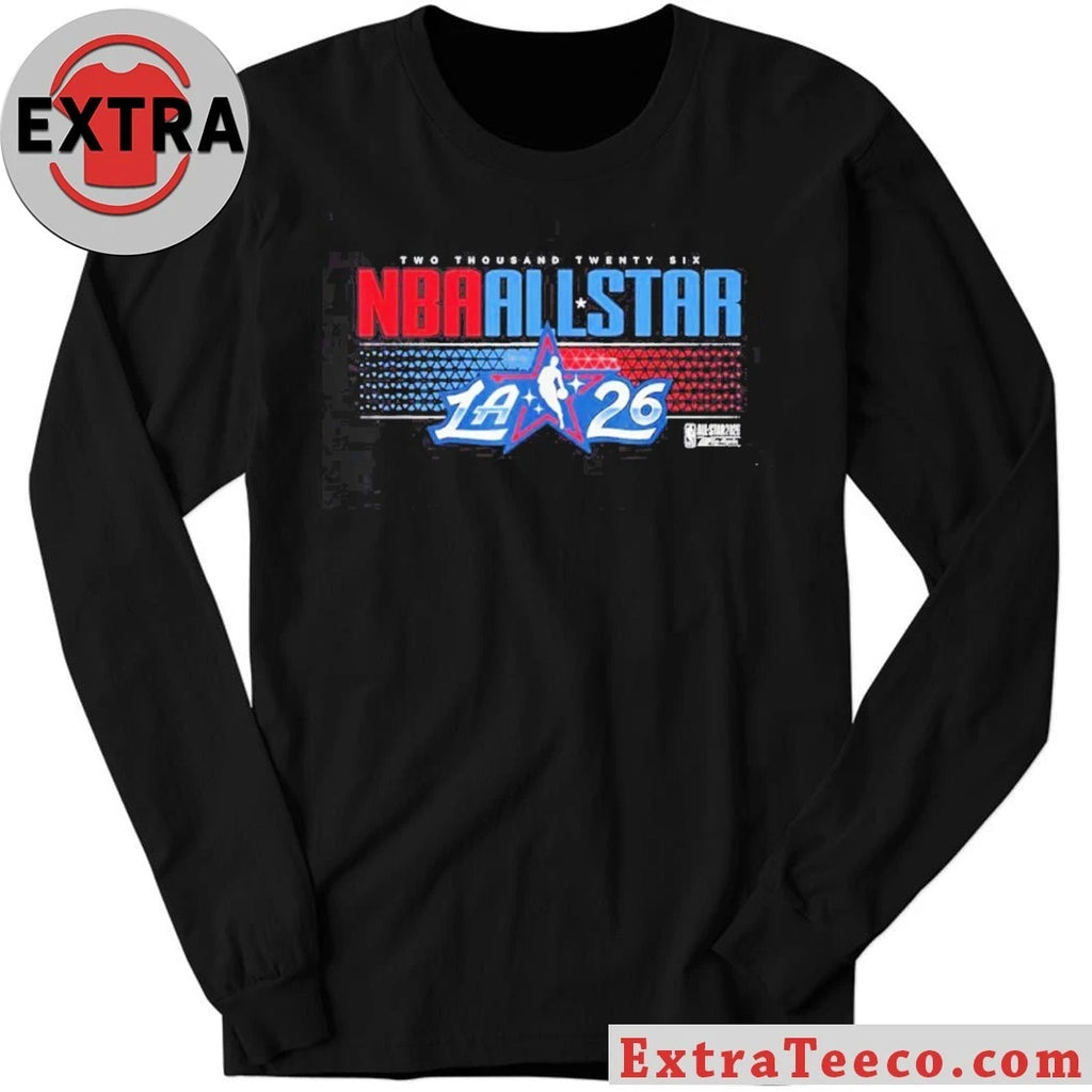 Commemorative t-shirt for the 2026 NBA All-Star Game, scheduled to take place in Los Angeles