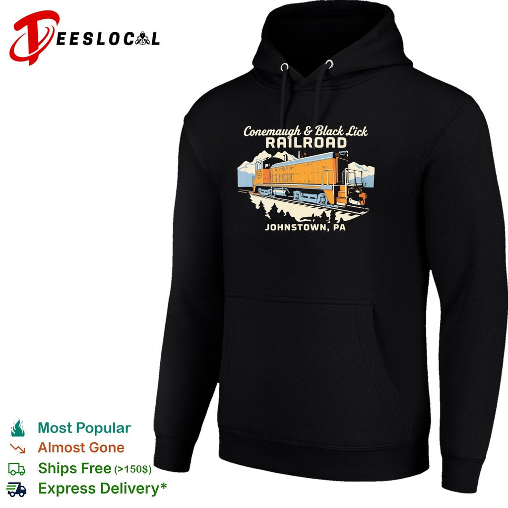 Conemaugh and Black Lick Railroad Johnstown PA locomotive shirt