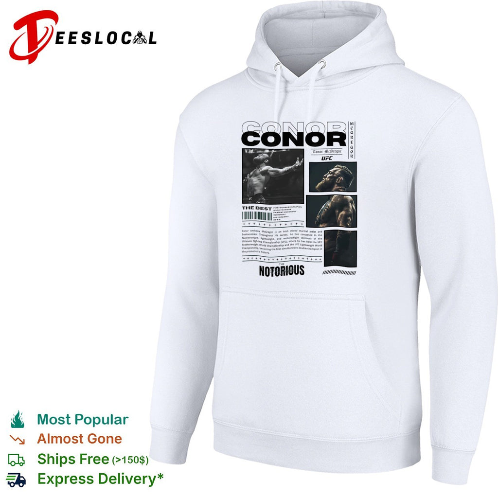 Conor McGregor The Notorious UFC First Double Champion Shirt