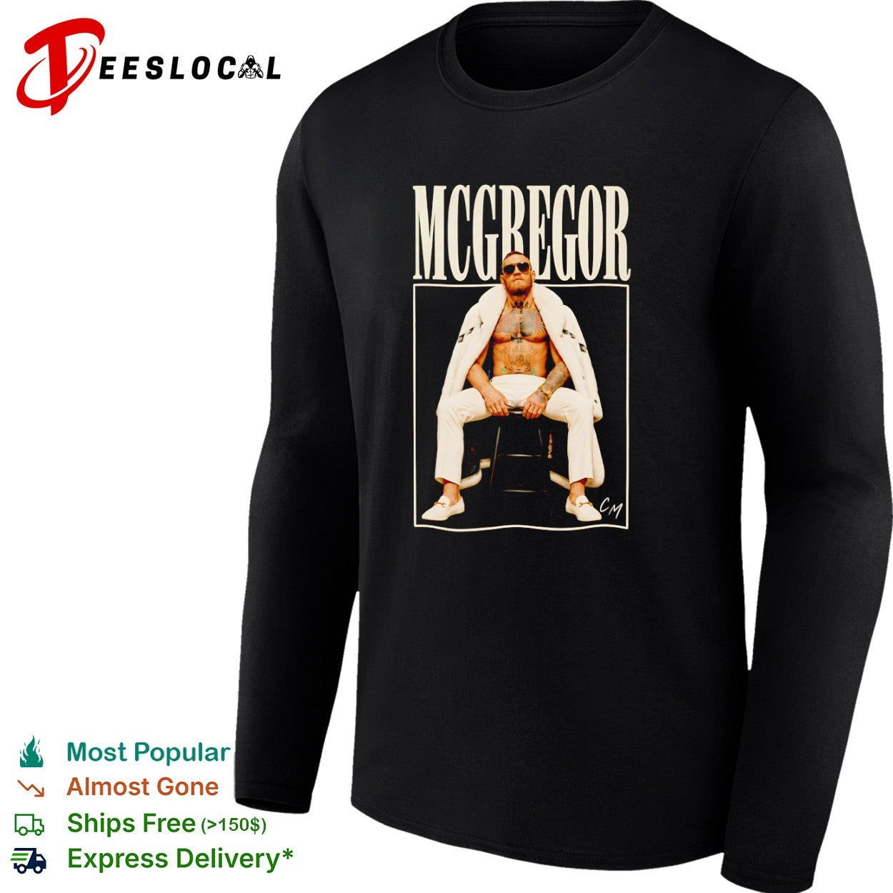 Conor McGregor UFC MMA Legend The Notorious Champion Professional Fighter shirt