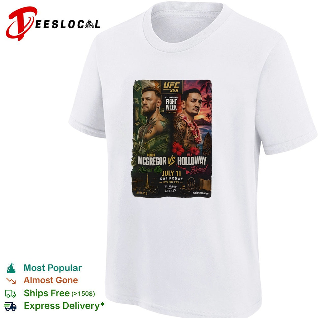 Conor McGregor vs Max Holloway UFC 329 International Fight Week July 11 shirt