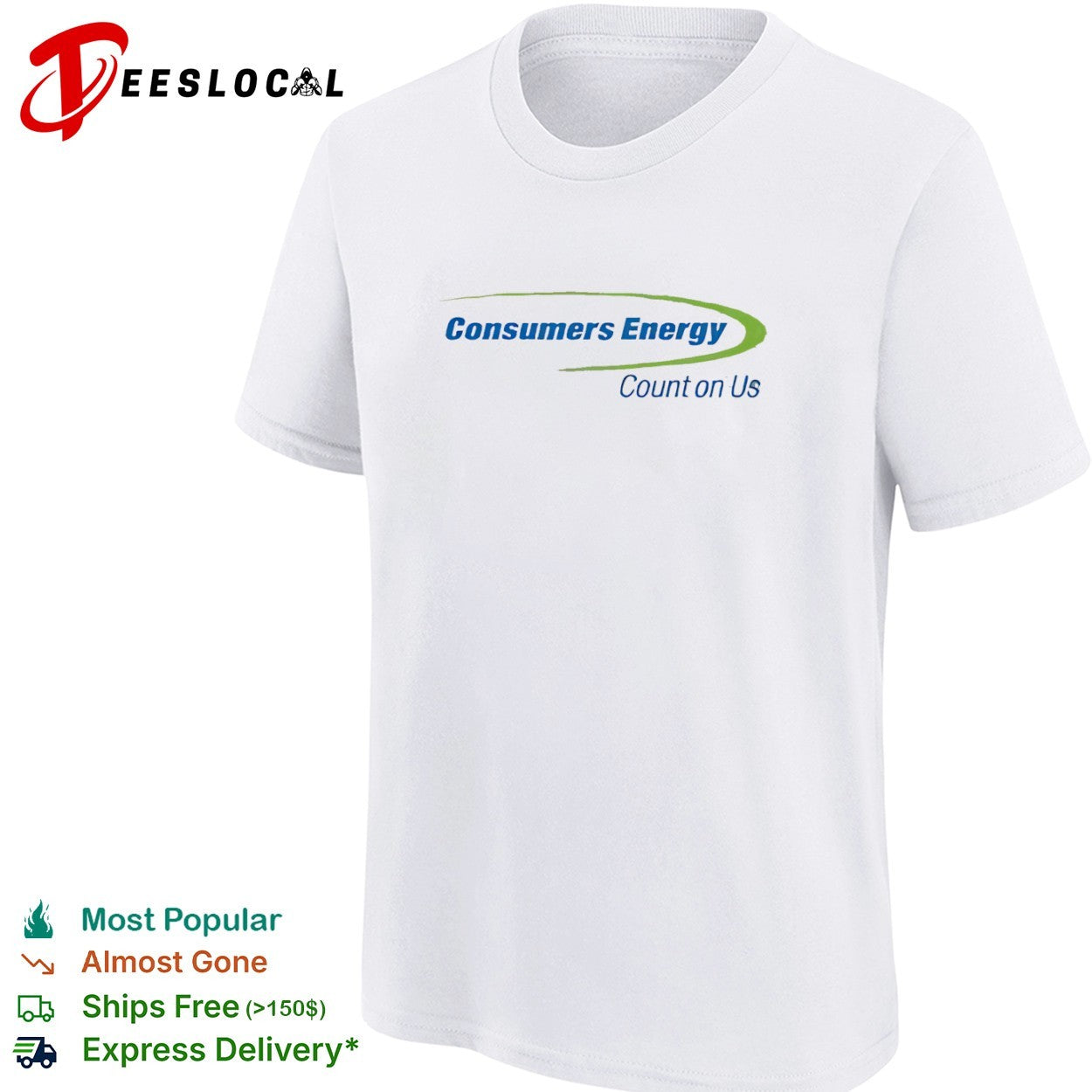 Consumers Energy Count on Us shirt