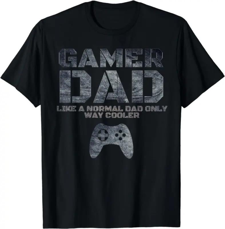 Cool Gamer Dad Like A Normal Dad Only Way Better T-Shirt With Controller Design, Fathers Day Gift For Dad, Funny Dad Tee,...