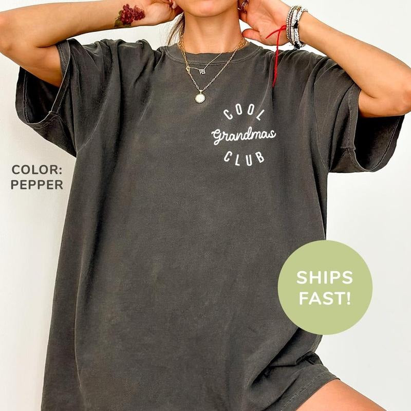 Cool Grandmas Club Shirt, Mother's Day Shirt Best Grandma Shirt, Cool Grandma Shirt, Nana Shirt Gift