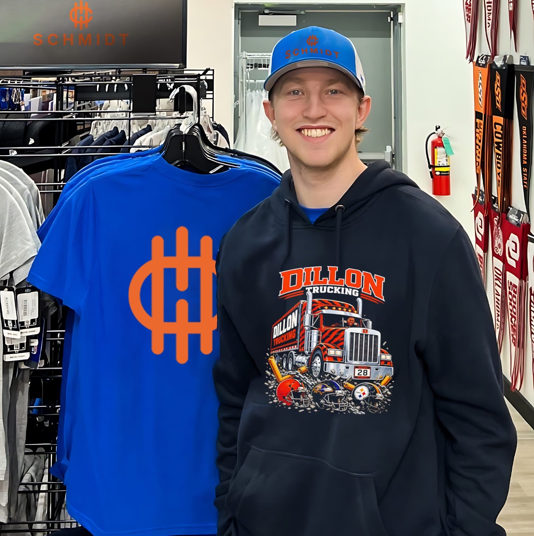 Corey Dillon Cincinnati Bengals Dillon Trucking shirt