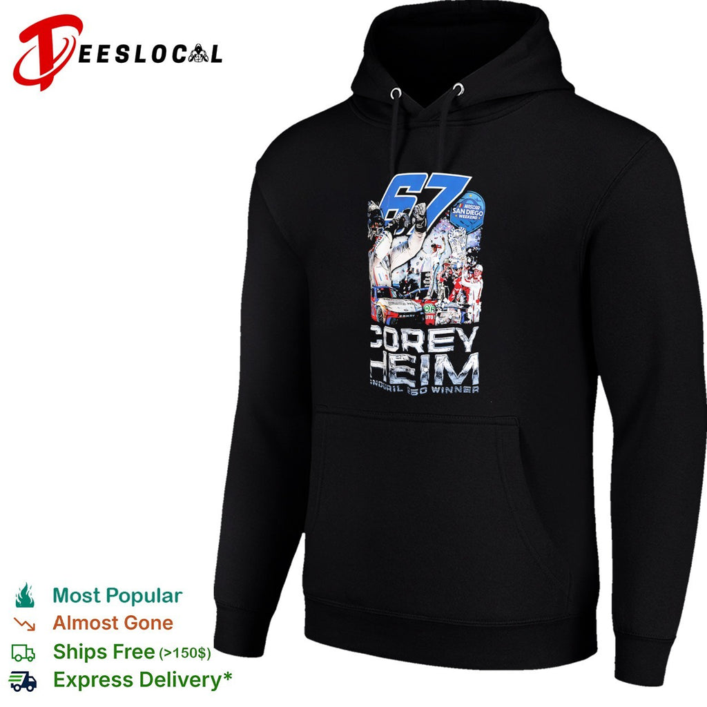 Corey Heim 67 NASCAR San Diego Weekend Manduril 250 Winner Toyota Camry Racing shirt