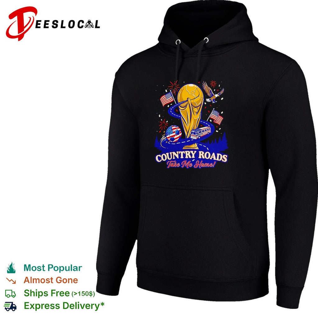 Country Roads Take Me Home USA Soccer World Cup Tournament Shirt