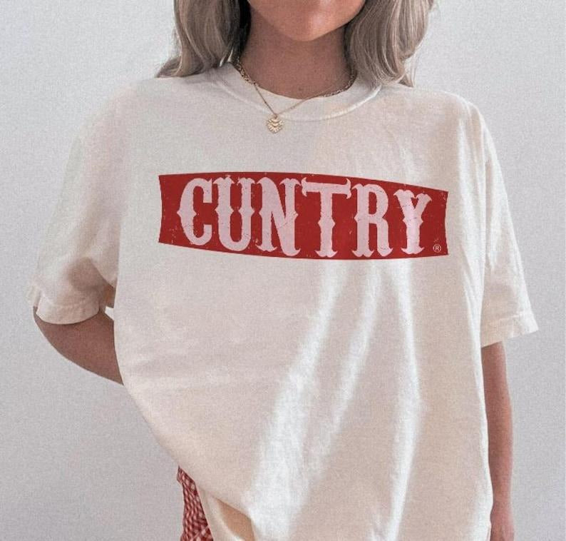 Country Shirt Country Gift, Western TShirt, Women's Rodeo Shirt, Cowgirl TShirt, Y2K Tee, Country Concert Shirts, Music...