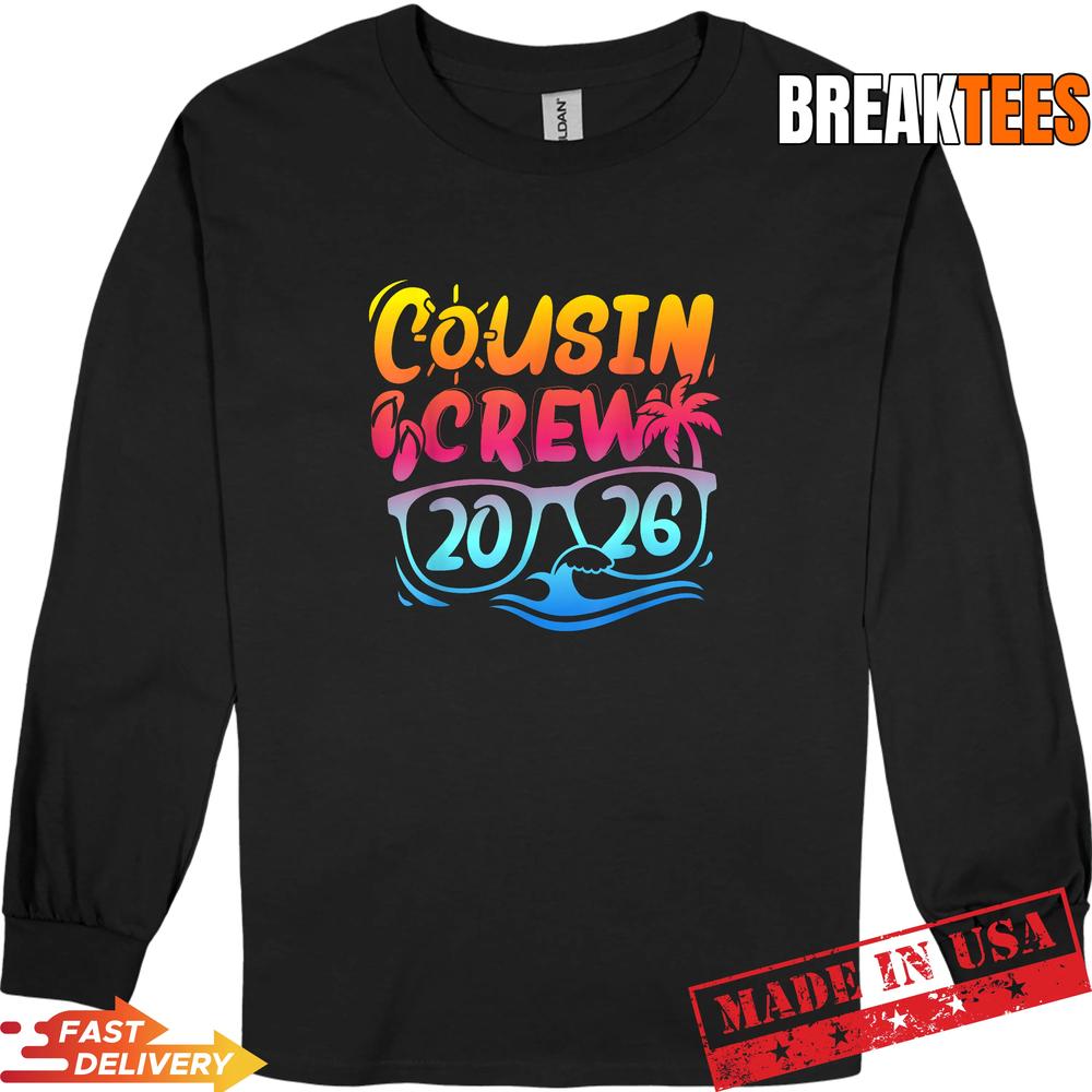 Cousin Crew 2026 Summer Vacation Beach Family Trip Matching Shirt