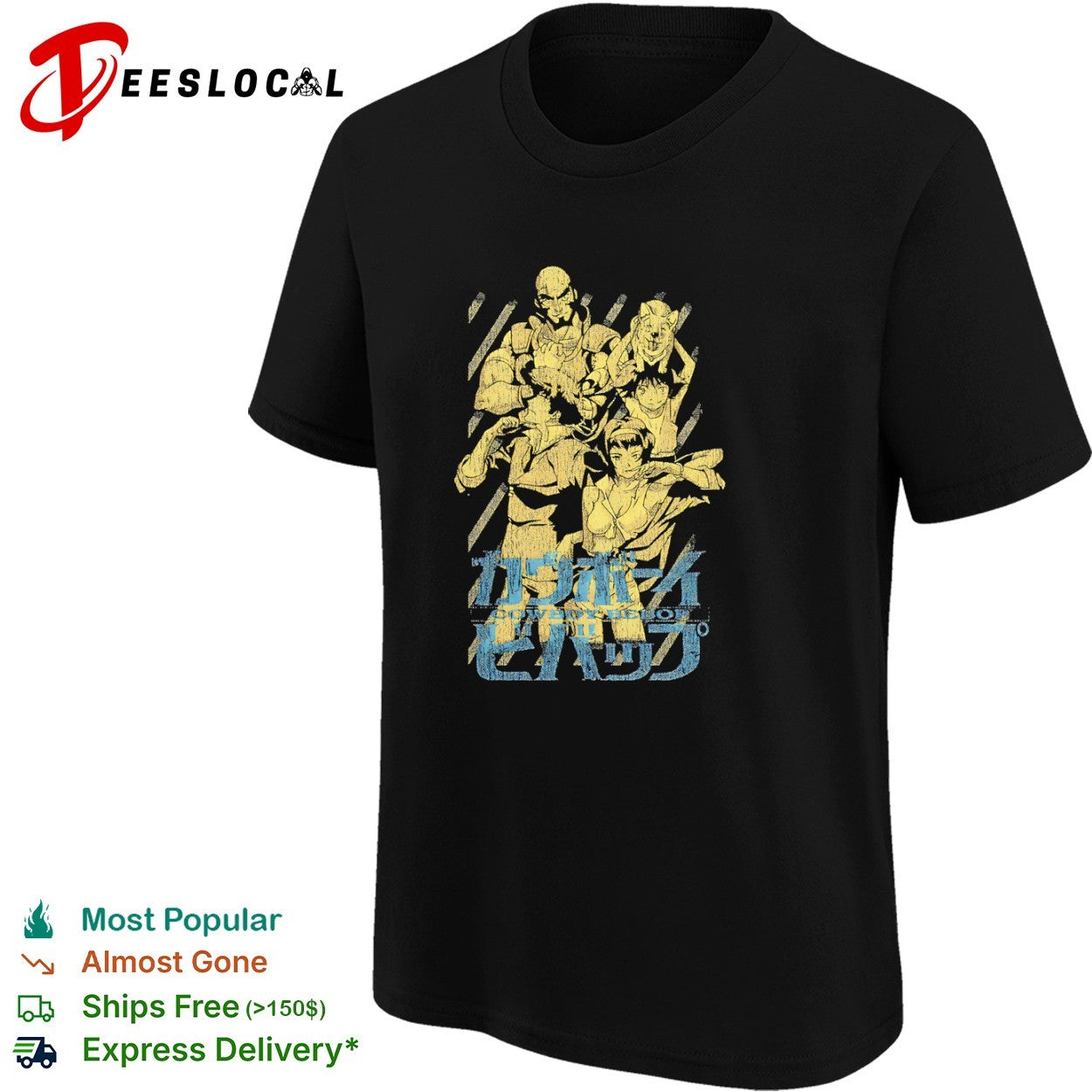 Cowboy Bebop Spike Spiegel Faye shirt