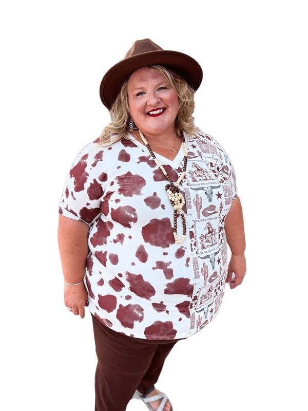 Cowgirl Country Half-and-Half Top T-Shirts, Hoodie, Sweatshirt | PodTeesHub.com