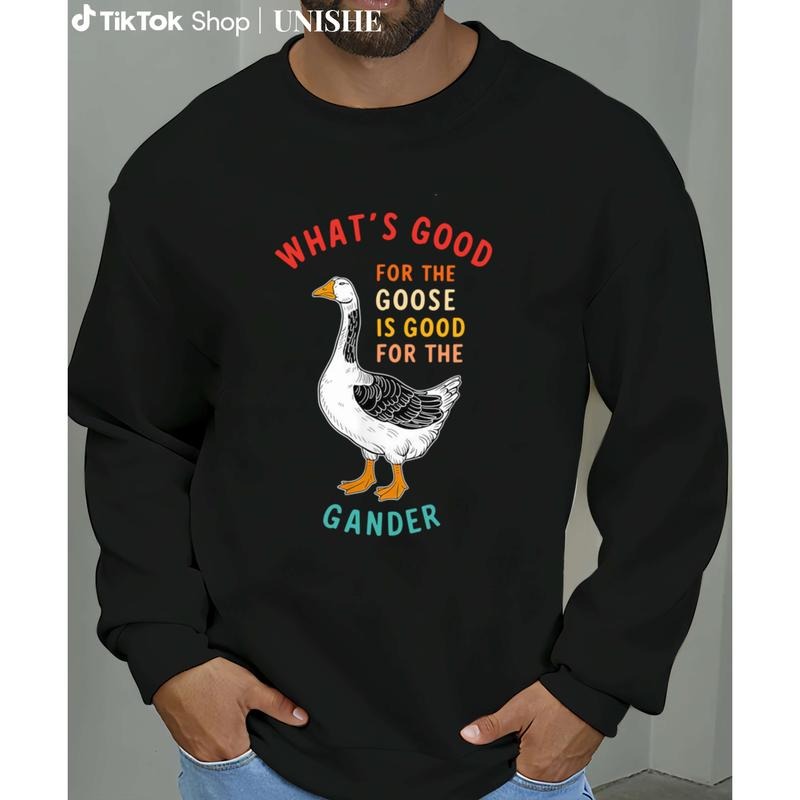Cozy Everyday Sweatshirt Featuring Goose And Gander Classic Phrase T-Shirts, Hoodie | PodTeesHub.com