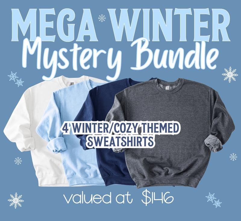 Cozy Winter Bundle Sweatshirts - 4 Gildan Super-Soft Winter/Cozy Themed Sweatshirts for Chilly Weather Comfort T-Shirts,...