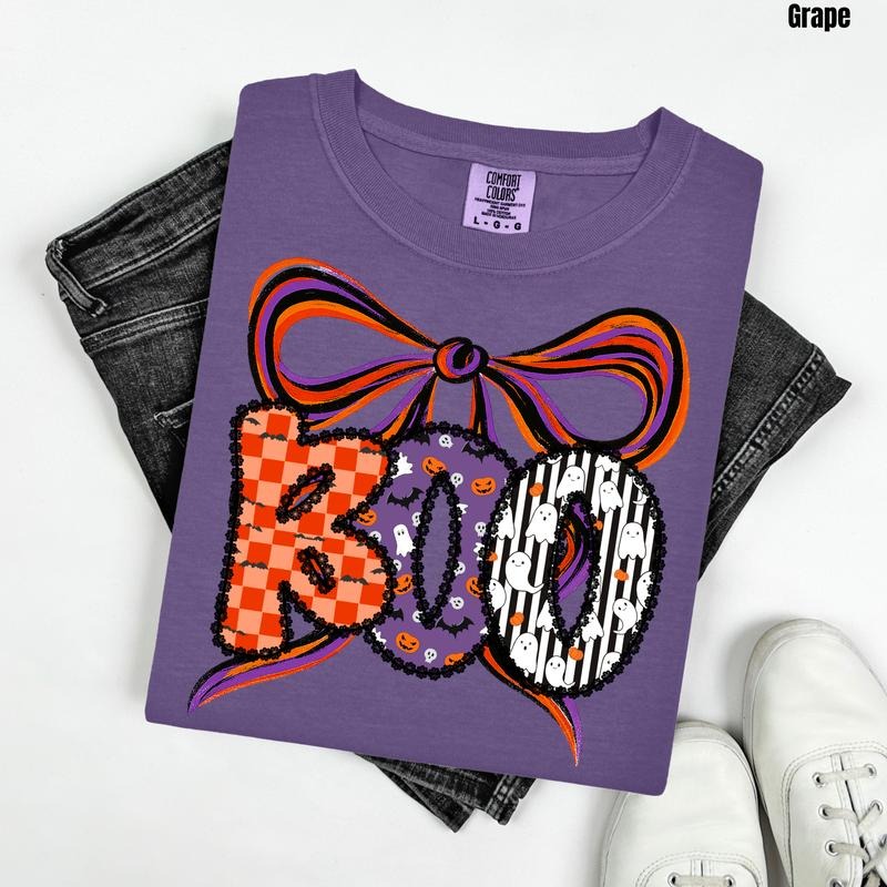 Crazy Boo & Bow Comfort Colors T-Shirt 'NLB' Hoodie, Sweatshirt | PodTeesHub.com