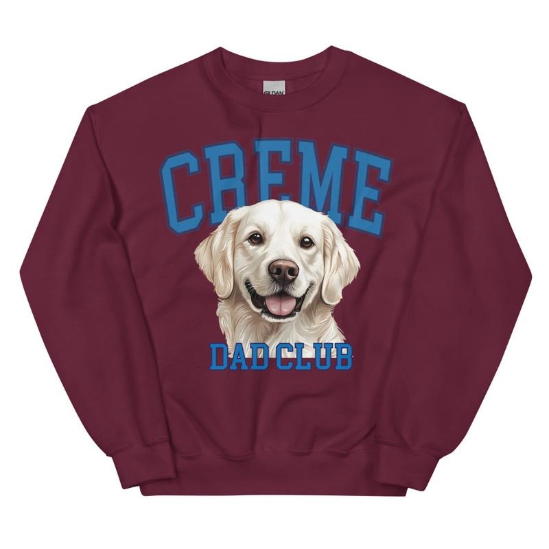 Creme Dog Dad Club Sweatshirt T-Shirts, Hoodie | PodTeesHub.com