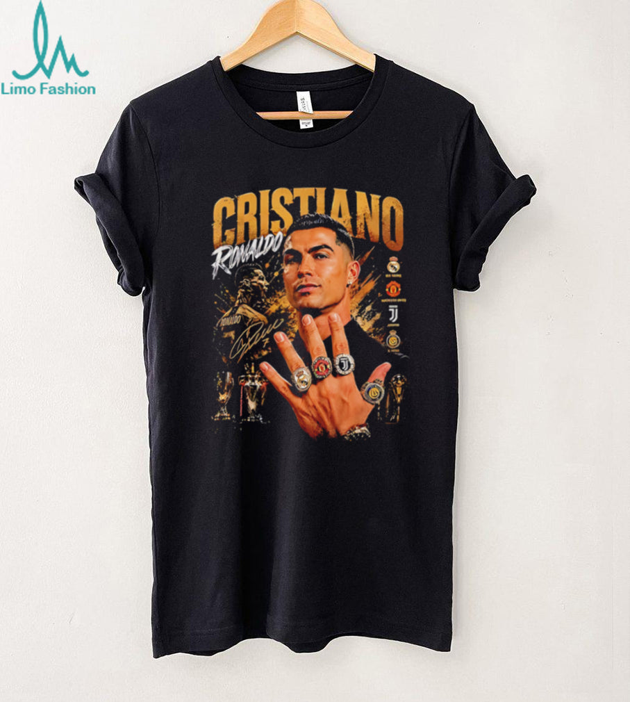 Cristiano Ronaldo Arsenal Fc Rings team logo signature shirt