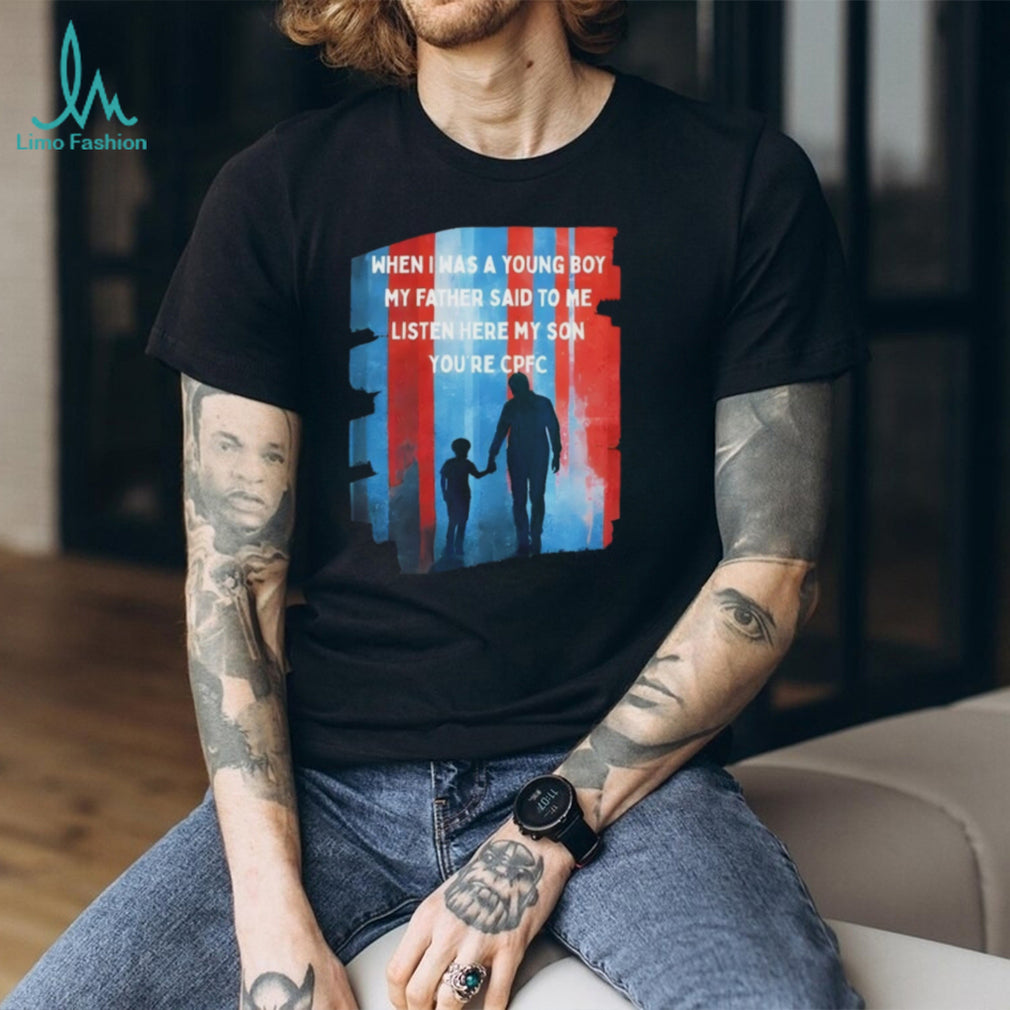 Crystal Palace FC Father And Son CPFC Football Fan T Shirt
