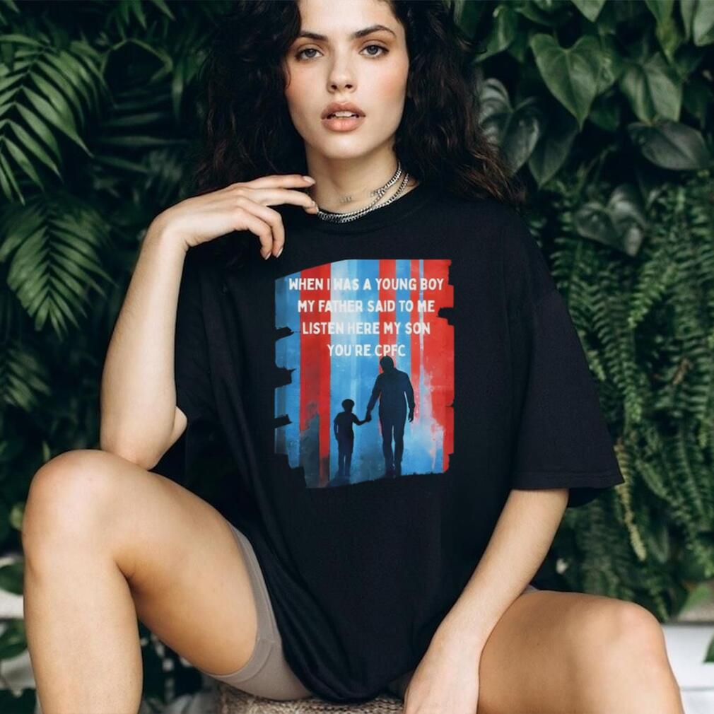 Crystal Palace FC Father And Son CPFC Football Fan T Shirt