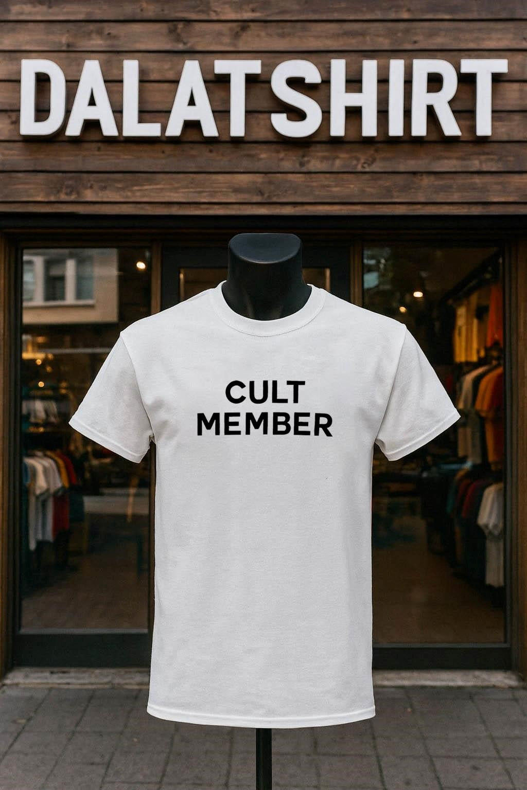 Cult Member Bold Black shirt