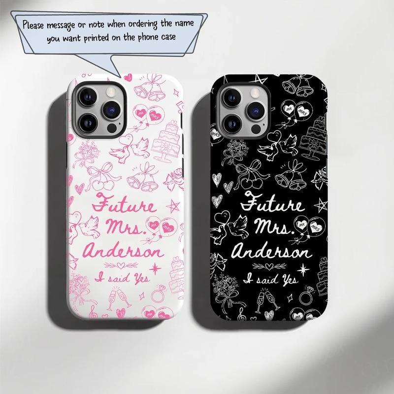 Custom Bride Phone Case, Wedding Phone Case, Going to the Chapel, personalized phone case, Bride to Be iPhone Galaxy...