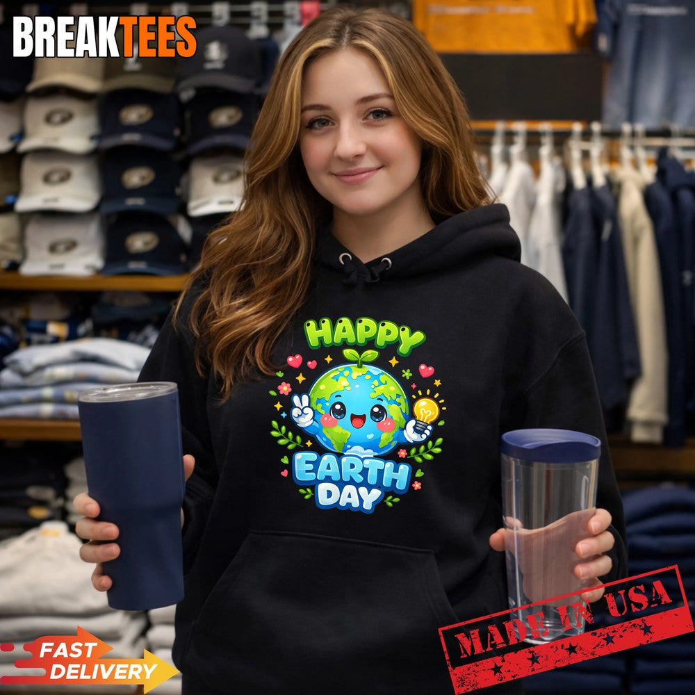 Cute Earth Planet Day 2026 T-Shirt