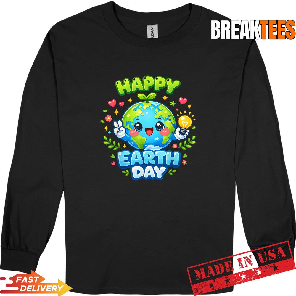 Cute Earth Planet Day 2026 T-Shirt