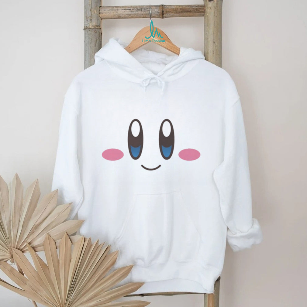 Cute Pink Character Face Minimalist Graphic T Shirt