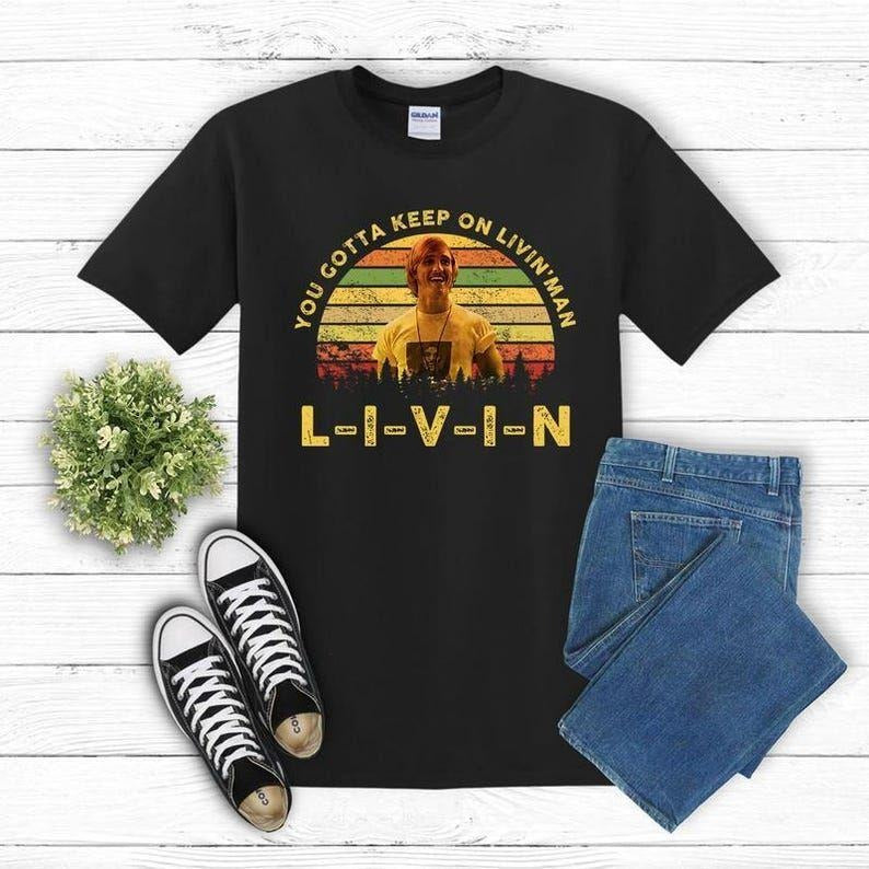 D.W You Gotta Keep On Livin' Vintage T-Shirt, 1980s Movies TV Show Quote Unisex sweatshirt Hoodie | PodTeesHub.com