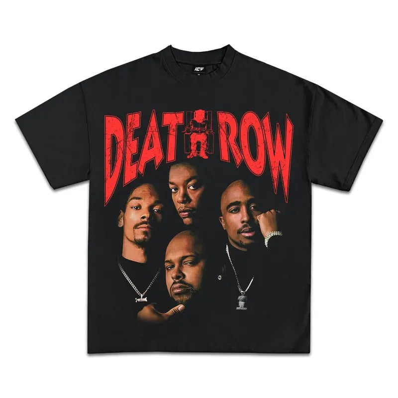 DEATH ROW GRAPHIC BOOTLEG T-SHIRT - STREETWEAR Hoodie, Sweatshirt | PodTeesHub.com