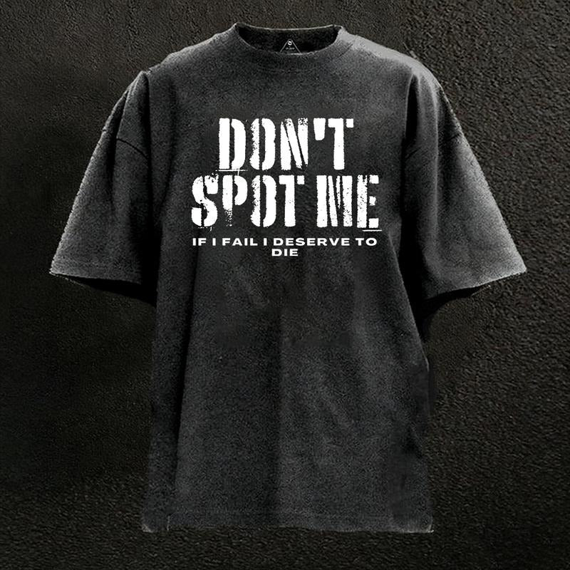 DON'T SPOT ME  Washed Graphic Tees Funny Japanese Cartoon Distressed Shirt 90s Vintage Streetwear Unisex Summer Gift...