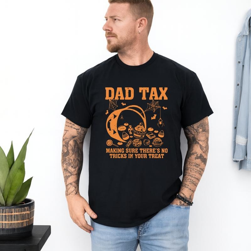 Dad Tax Halloween T-Shirts, Hoodie, Sweatshirt | PodTeesHub.com