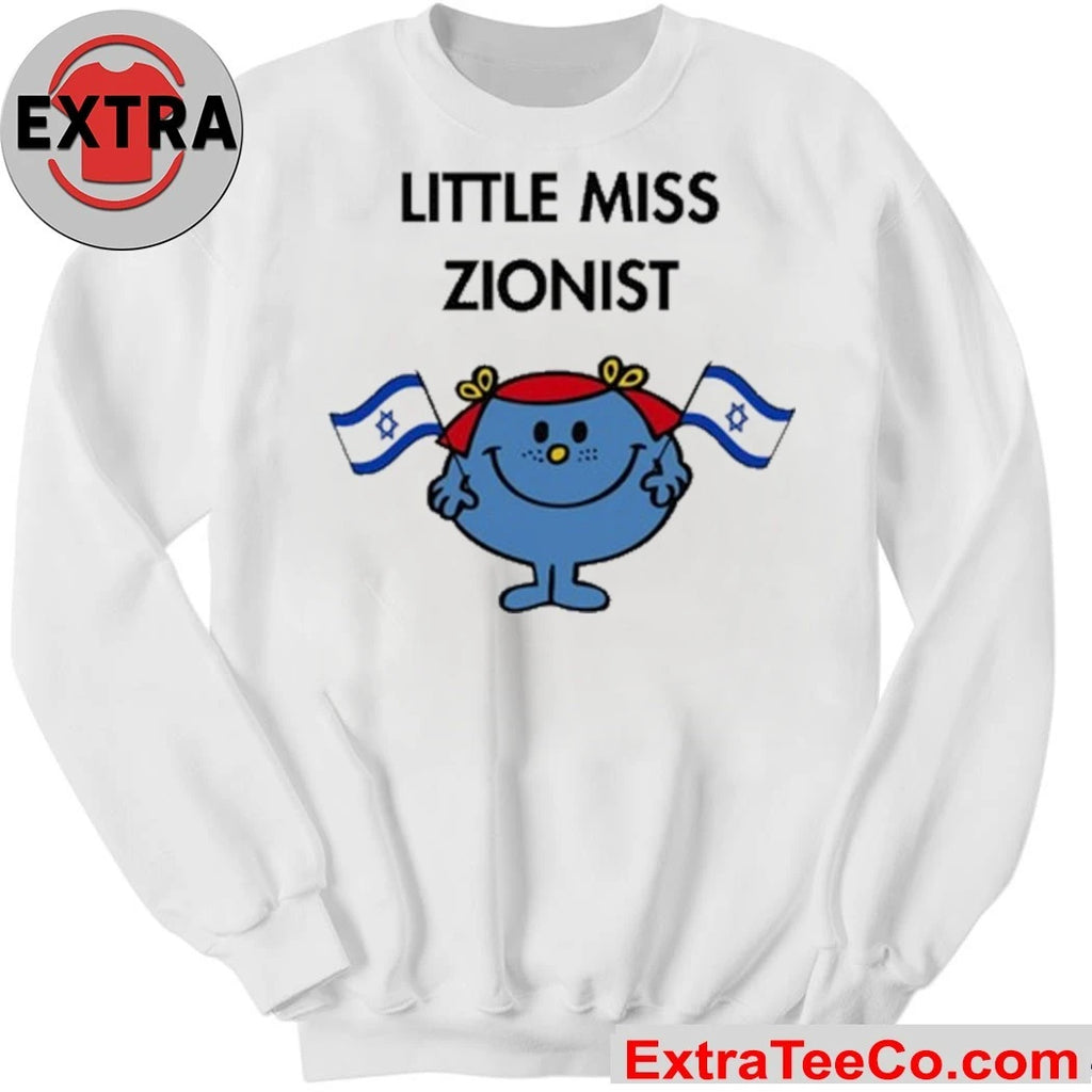 Dahlia Kurtz Little Miss Zionist Holding the Israeli flag T-Shirt
