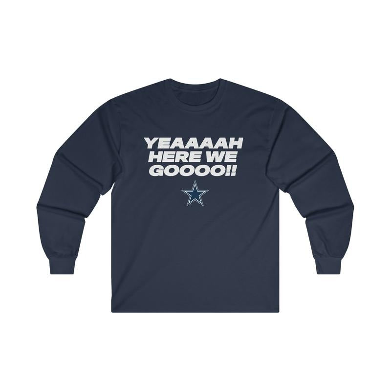 Dak Prescott Sweatshirt, Here We Go Tee Ultra Cotton Sweatshirt Hoodie | PodTeesHub.com