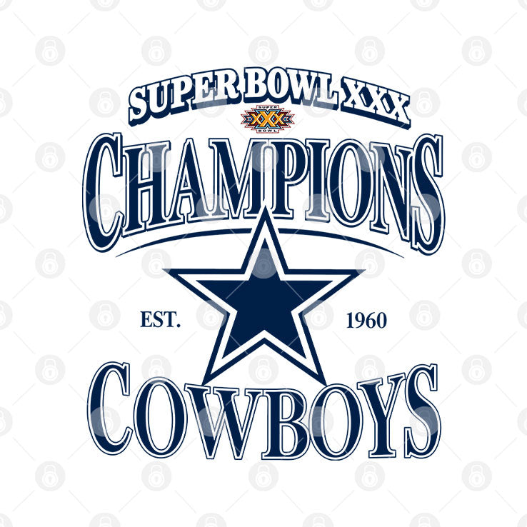 Dak Prescott wearing Dallas Cowboys 1960 Super Bowl XXX Champions T Shirt