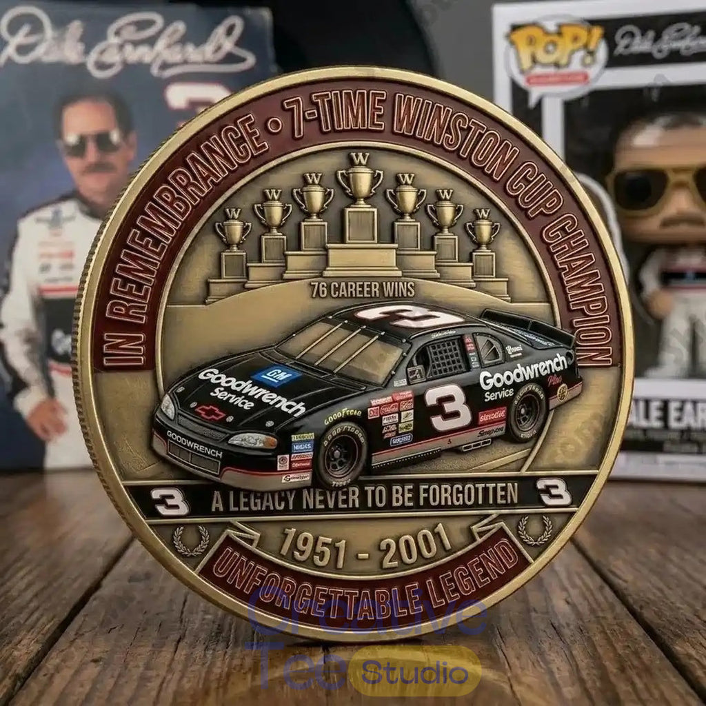 Dale Earnhardt 75th Birthday Commemorative Coin