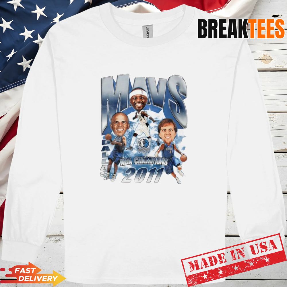 Dallas Mavericks NBA World Champions 2011 players bobblehead t-shirt