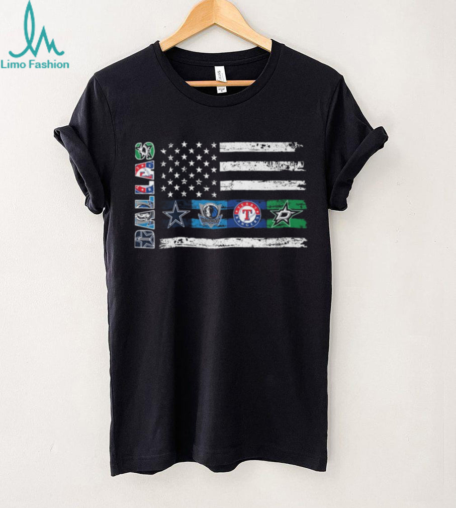 Dallas Sports Team American Flag Pride Shirt
