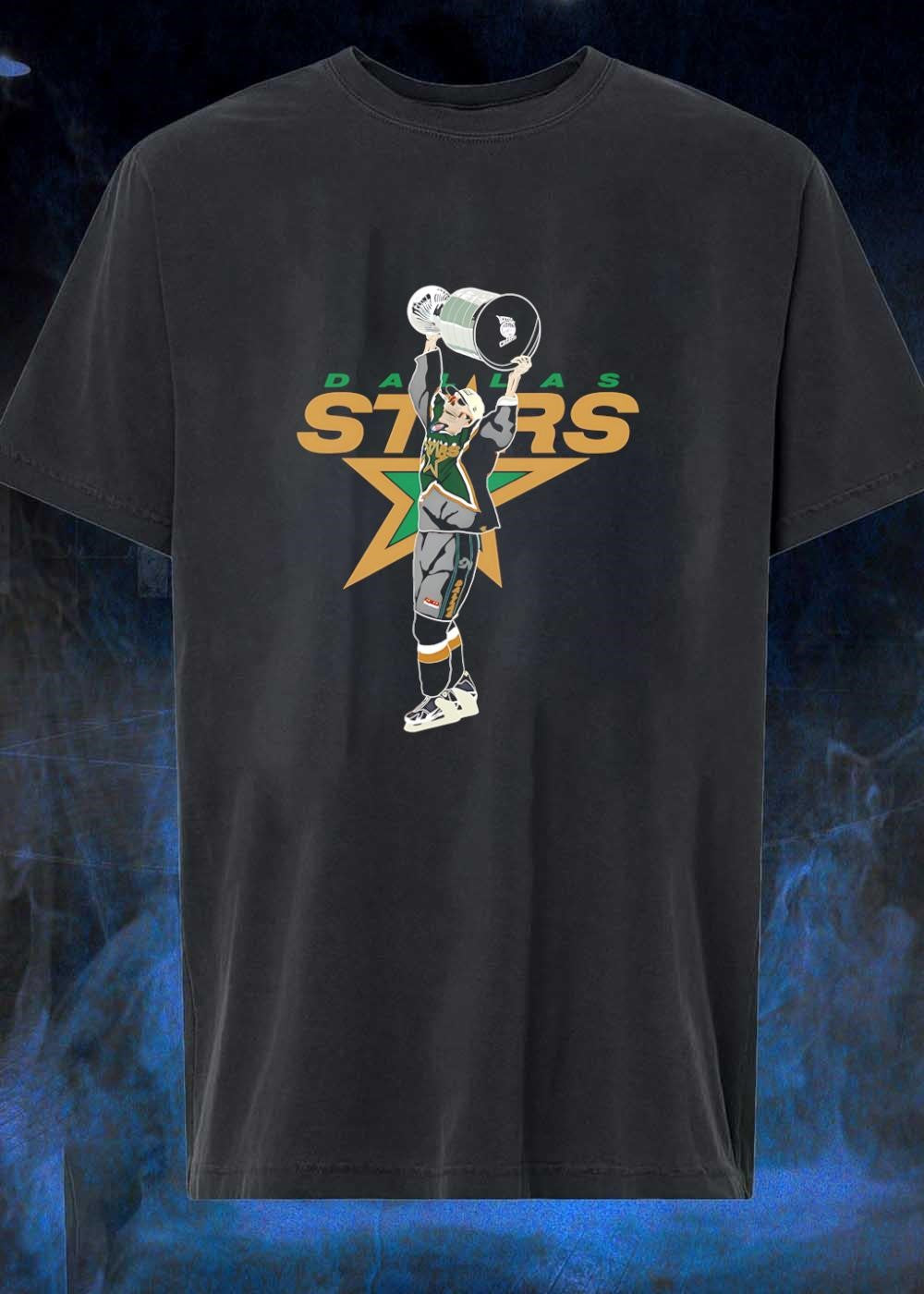 Dallas Stars shirt Skeleton Holding Stanley Cup Trophy