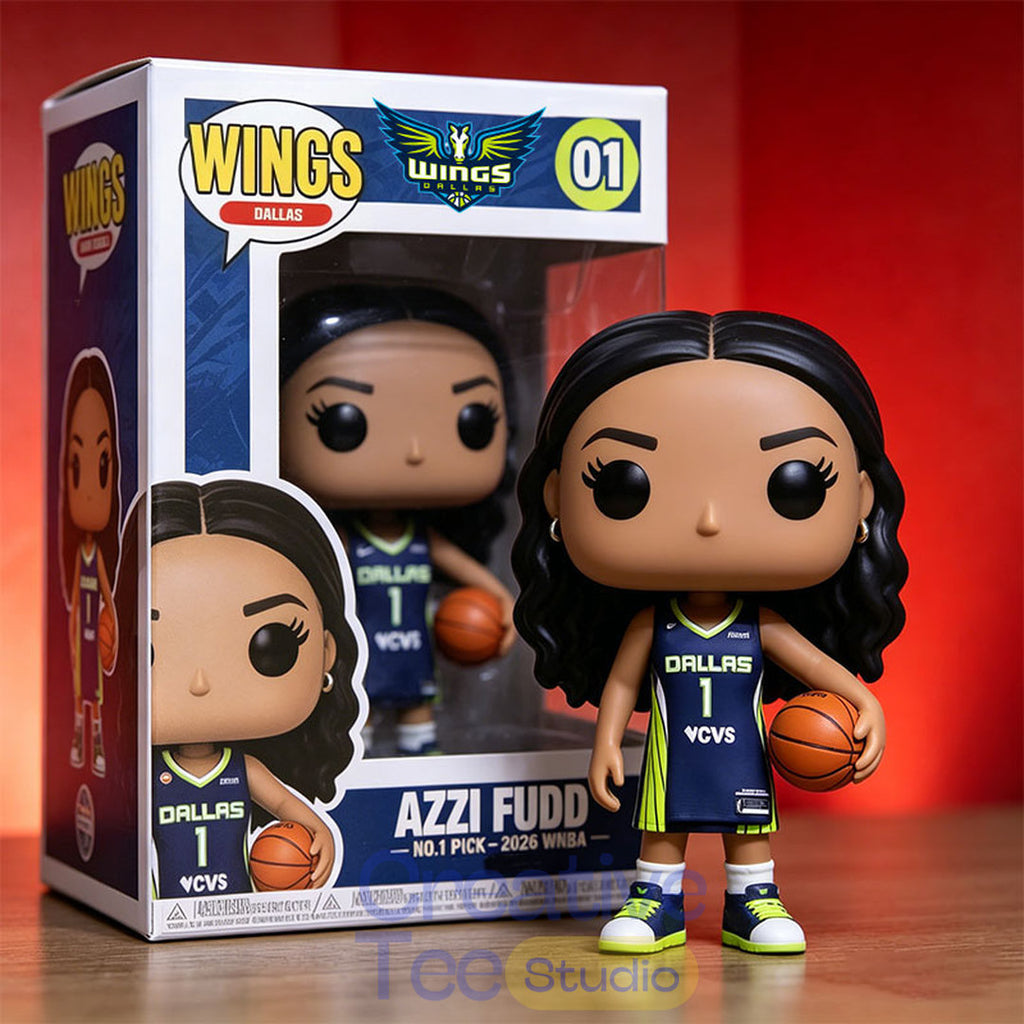 Dallas Wings Azzi Fudd No 1 Pick 2026 WNBA Pop Figure