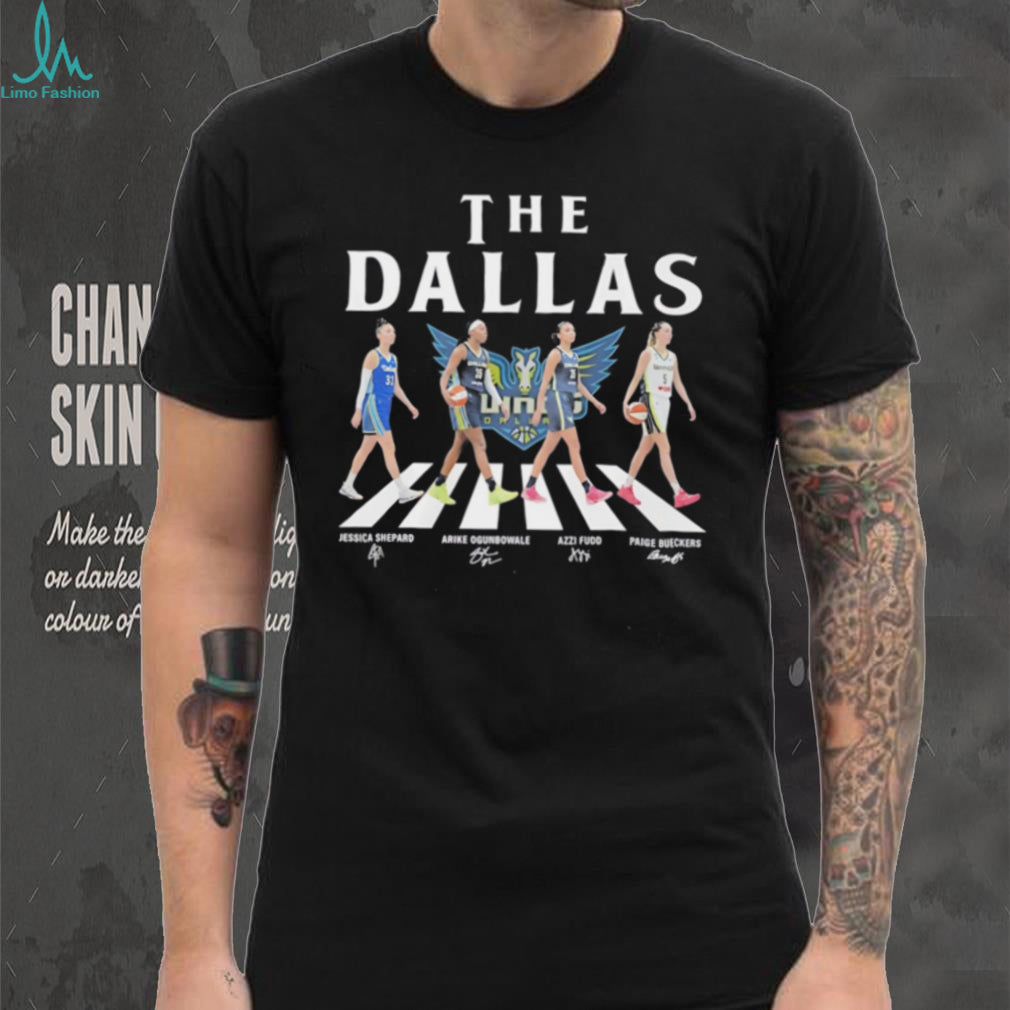 Dallas Wings The Dallas Abbey Road signature shirt