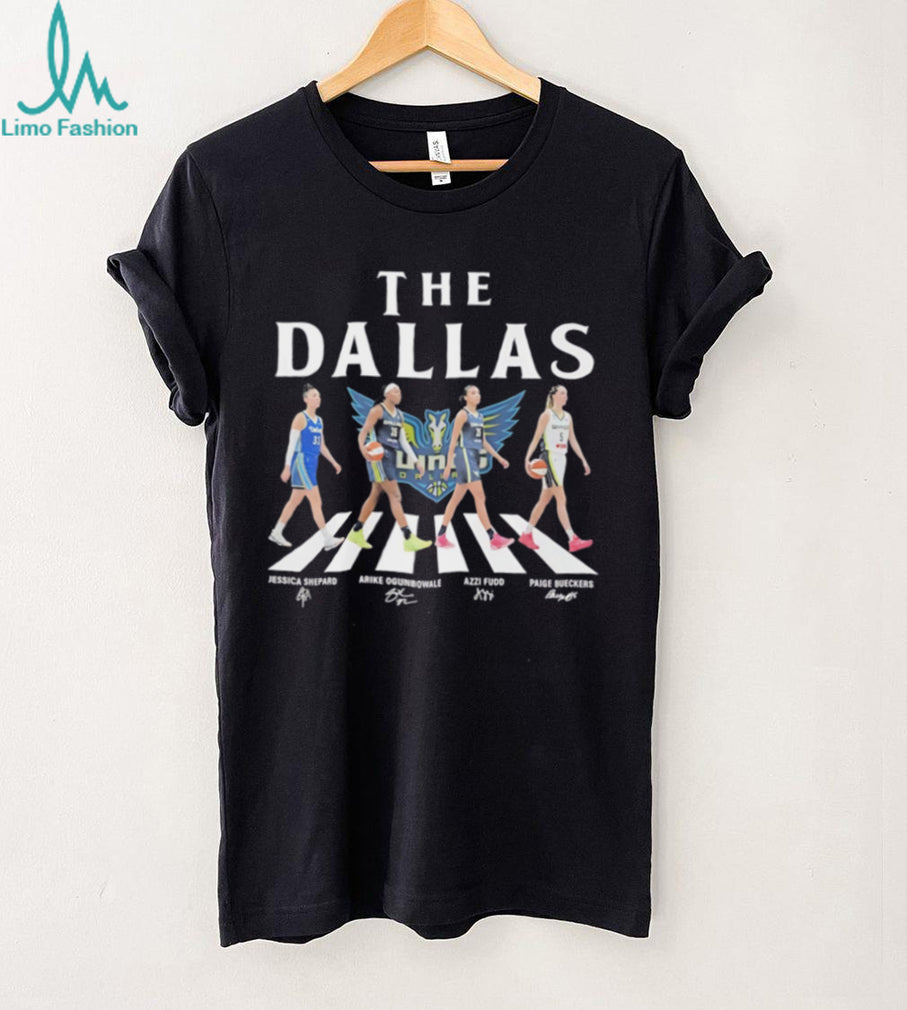 Dallas Wings The Dallas Abbey Road signature shirt