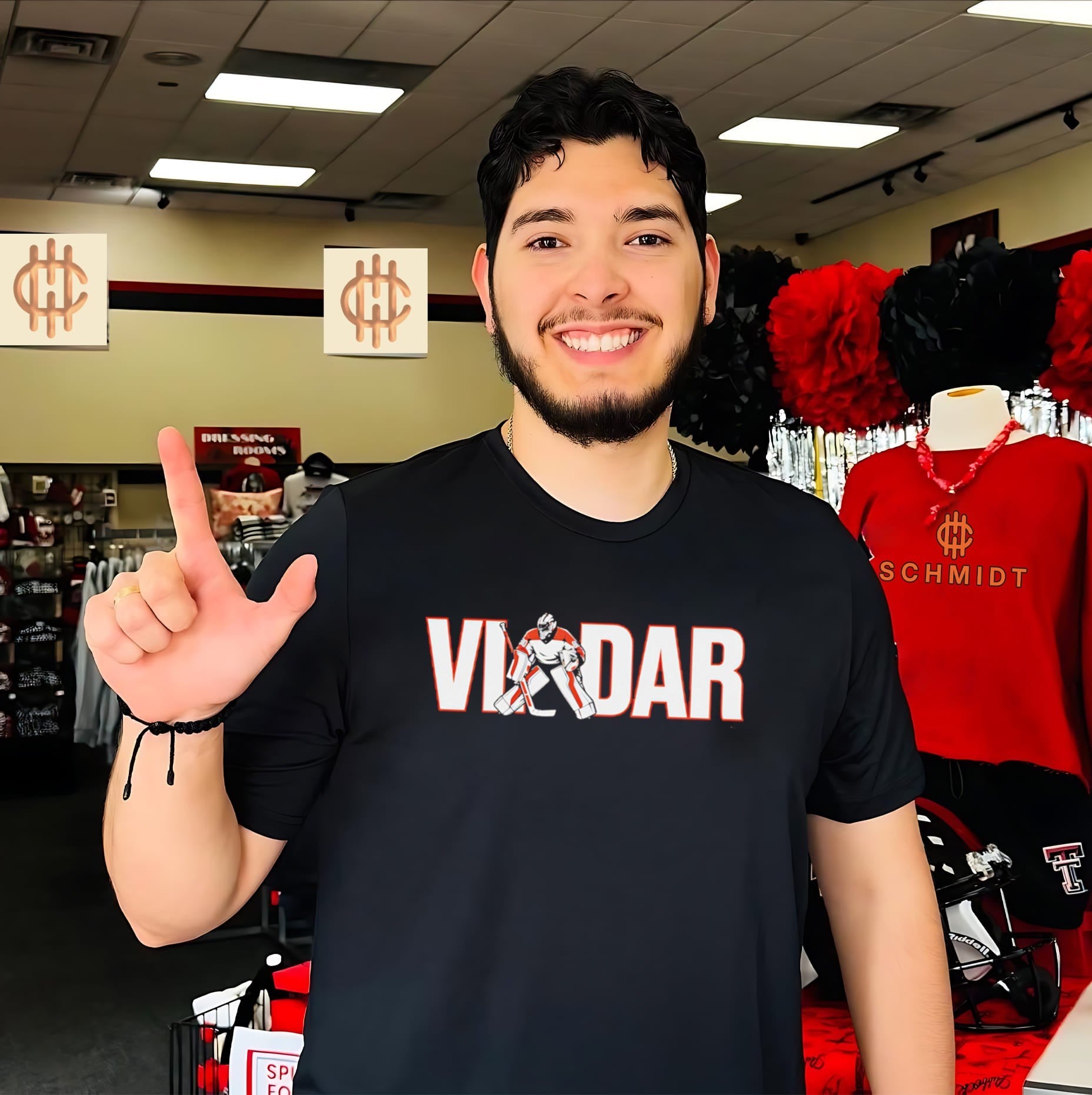 Dan Vladar Calgary Flames Icon NHL Goalie shirt