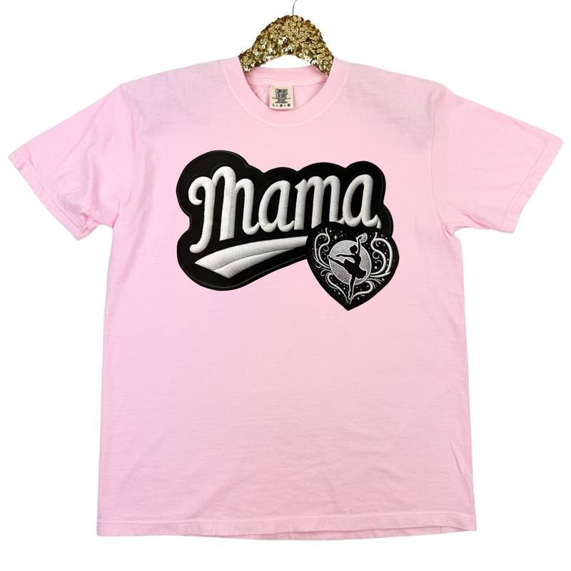 Dance Mama FAKE Embroidery Comfort Colors T-Shirt Hoodie, Sweatshirt | PodTeesHub.com