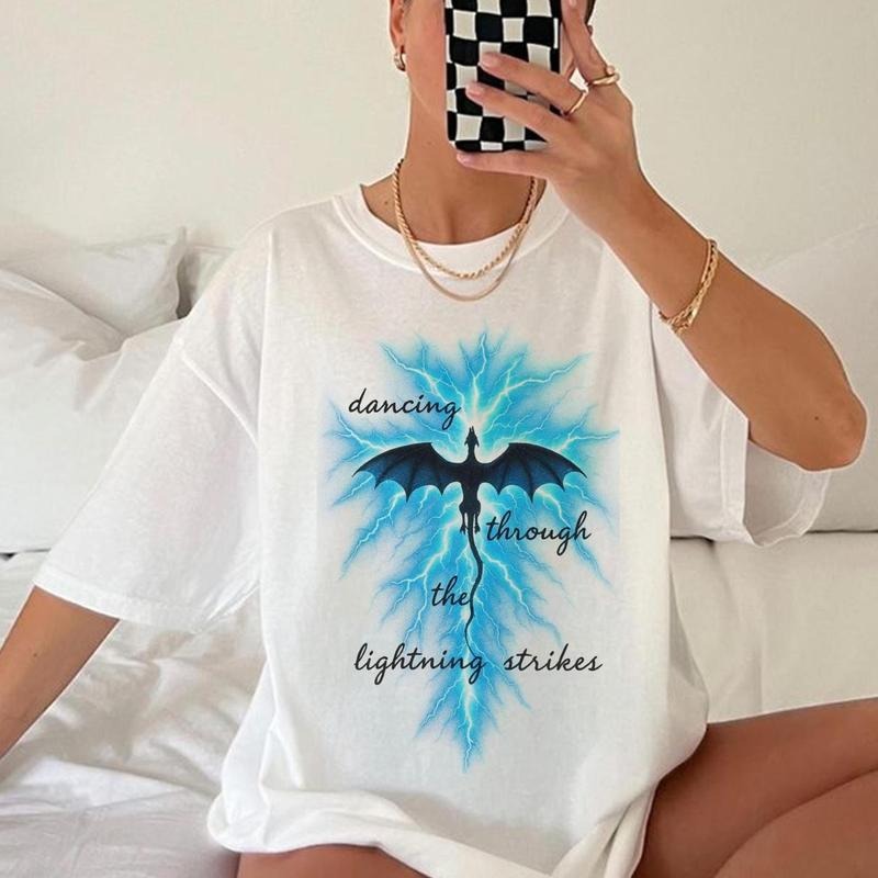 Dancing Through the Lightning Strikes T Shirt, Soft Touch, Feels Like a Favorite, Trendy Looks, Stay Ahead of the Curve...